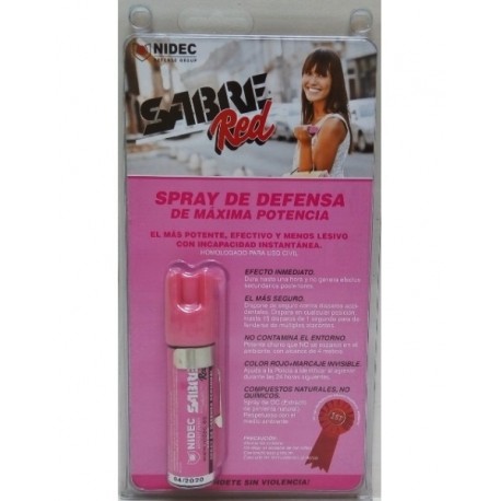 Comprar Spray de defensa personal homologado sabre